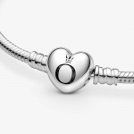 Heart Clasp Snake Chain Bracelet5